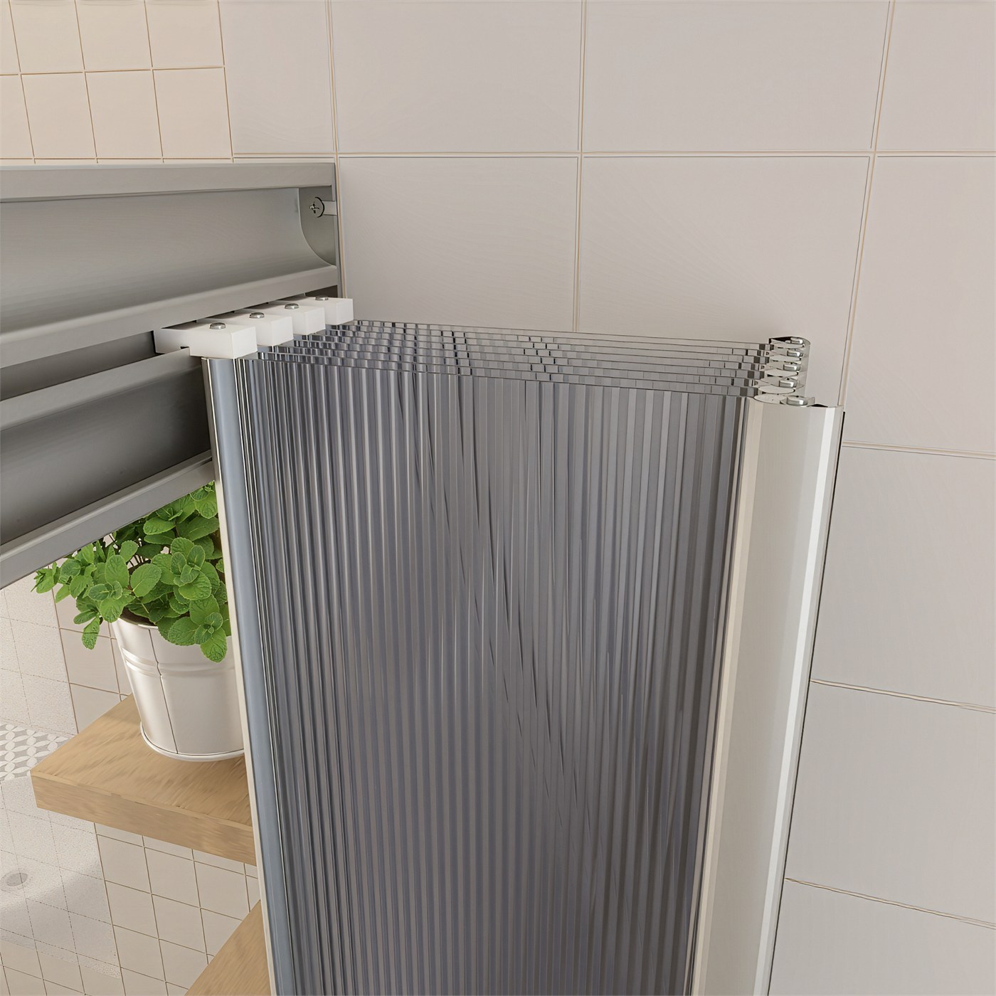 Detalle del pat&iacute;n de la mampara Maducha